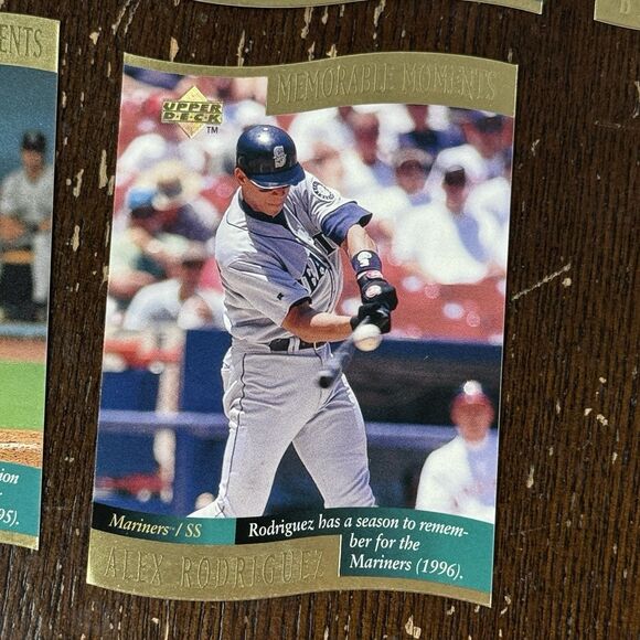 1997 Upper Deck Baseball Memorable Moments Full 10 Card Set NM Griffey Ripken - Picture 10 of 10